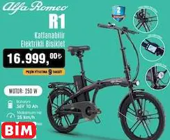 ALFA ROMEO R1 KATLANABİLİR ELEKTRİKLİ BİSİKLET ALFA ROMEO R1 KATLANABİLİR ELEKTRİKLİ BİSİKLET